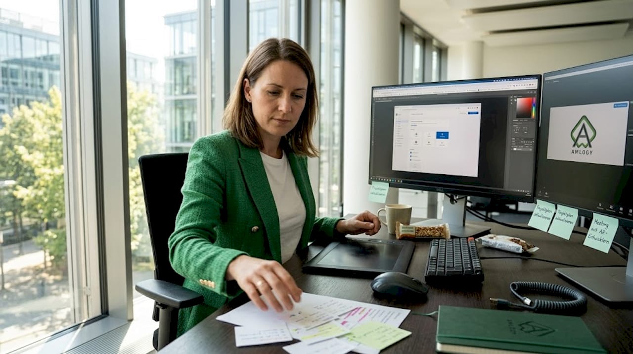 Eine Wissenschaftlerin arbeitet derzeit an einem innovativen Projekt zur Entwicklung multimodaler künstlicher Intelligenz.