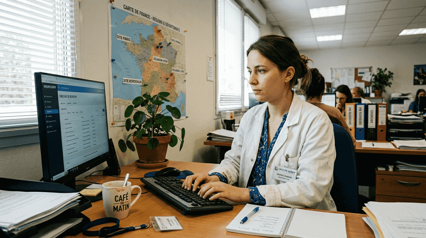 Assistante RH spécialisée dans la rédaction d'annonces ciblées selon la localisation géographique.