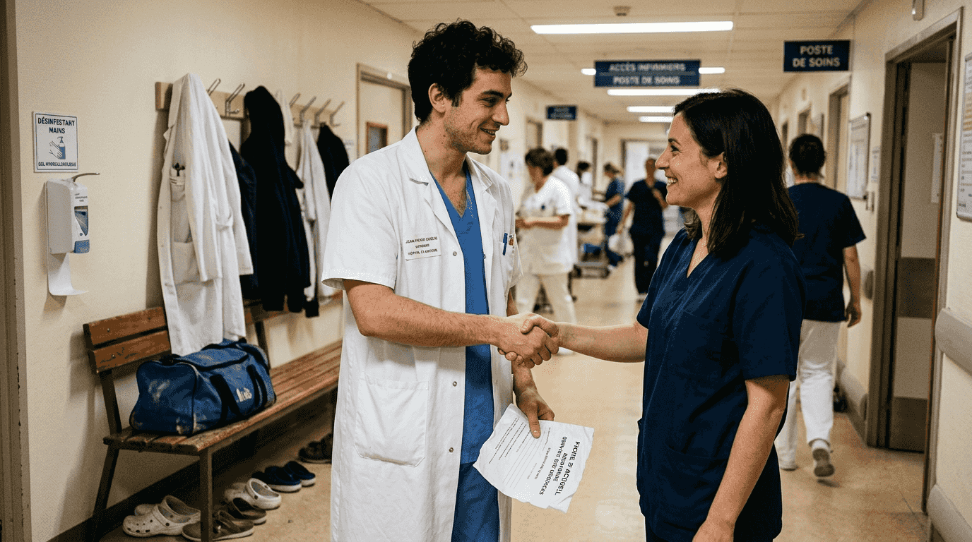 Un nouvel infirmier a rejoint l’équipe du service de santé