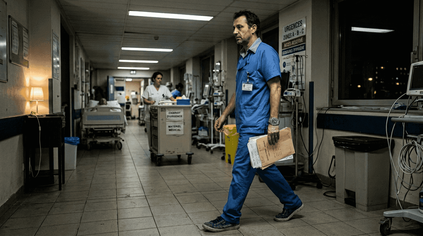 De garde aux urgences pendant la nuit