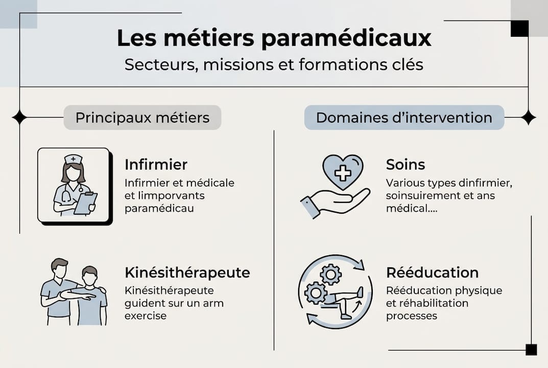 Panorama des métiers paramédicaux : secteurs d'activité et rôles clés