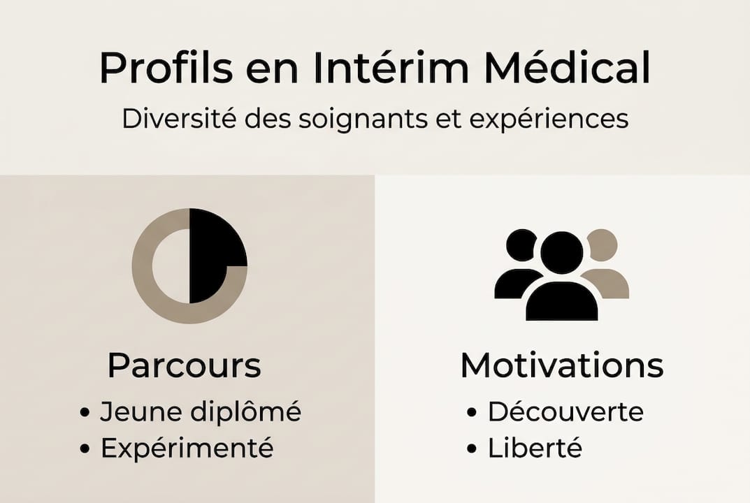 Panorama des profils et des motivations dans l’intérim médical