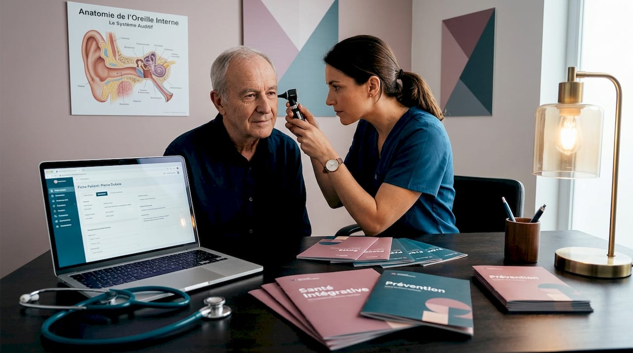 Consultation chez le médecin généraliste avec réalisation d'un examen clinique