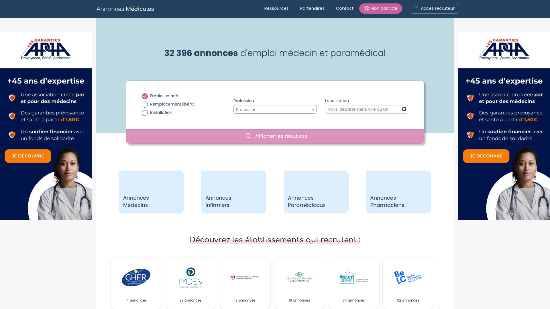 https://annonces-medicales.com