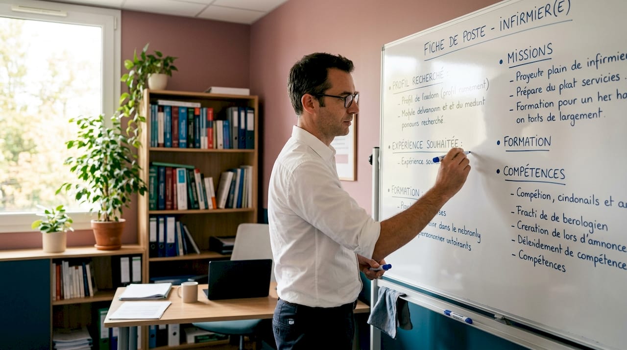 Rédaction d’une fiche de poste dans le secteur de la santé