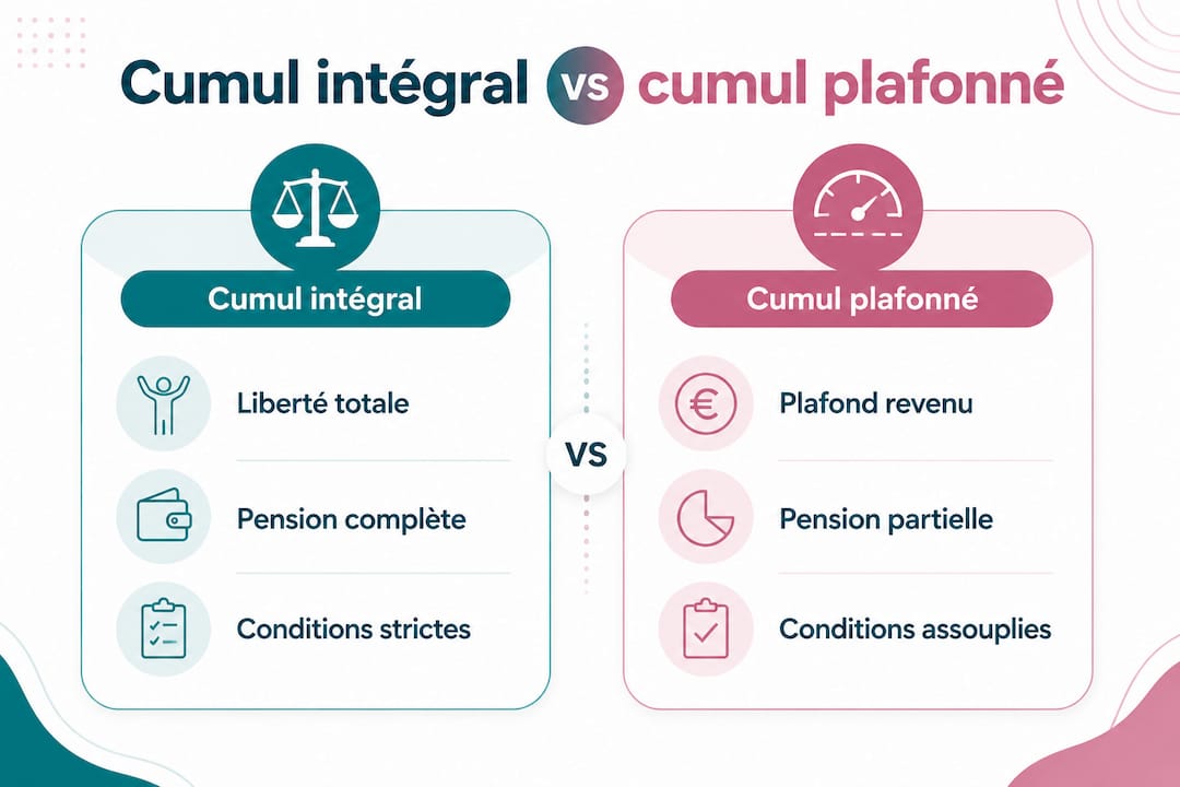 Infographie : les différences entre cumul total et cumul limité