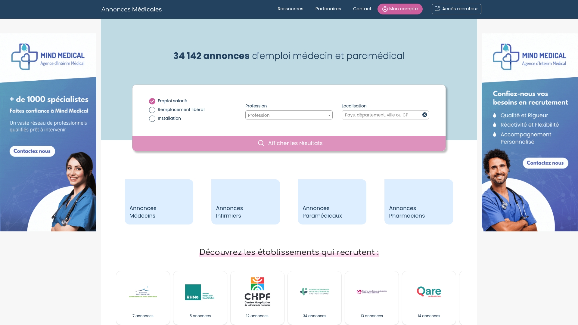 https://annonces-medicales.com
