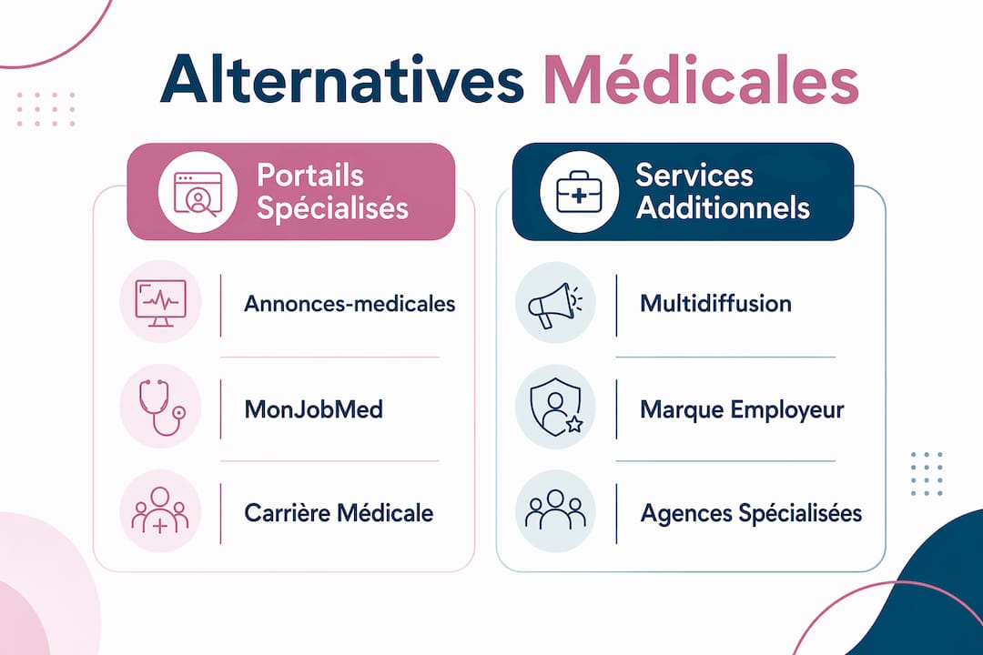 Panorama des meilleures alternatives à medical-emploi.fr en un coup d’œil