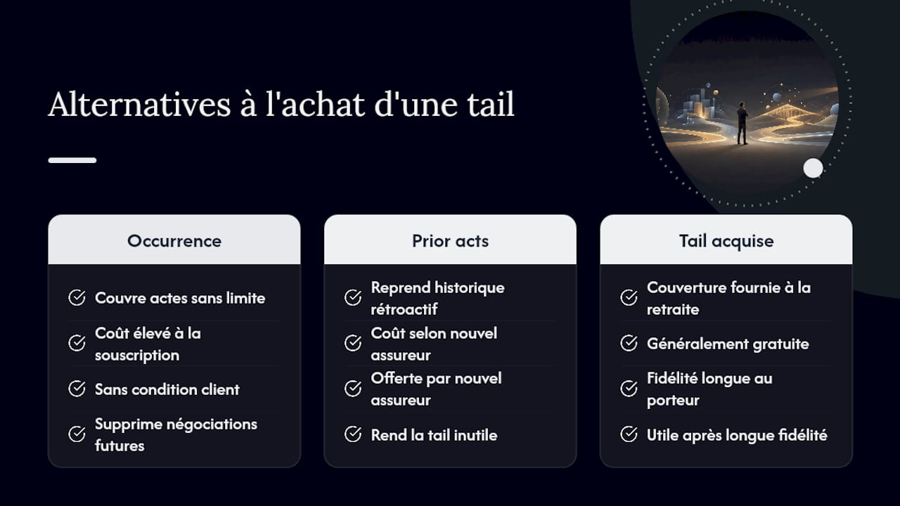 Peut-on éviter d'acheter une tail malpractice coverage ? — overview diagram
