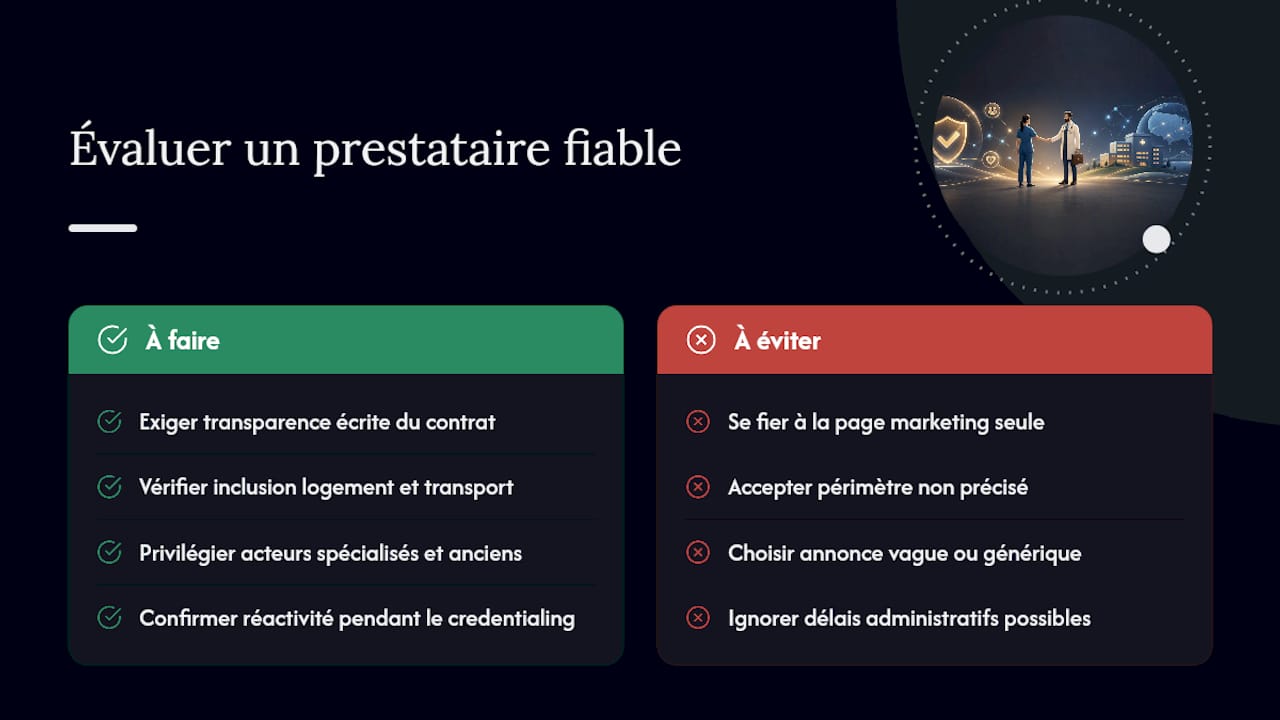 Comment évaluer une agence ou une plateforme de recrutement fiable — overview diagram