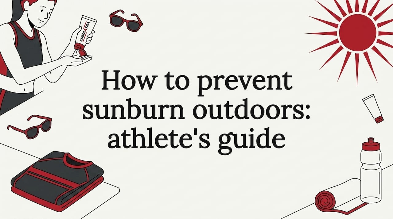 How to prevent sunburn outdoors: athlete's guide
