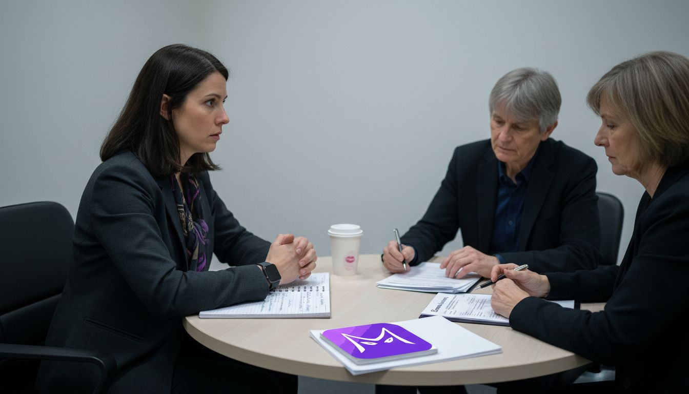 Candidate responding in behavioral interview