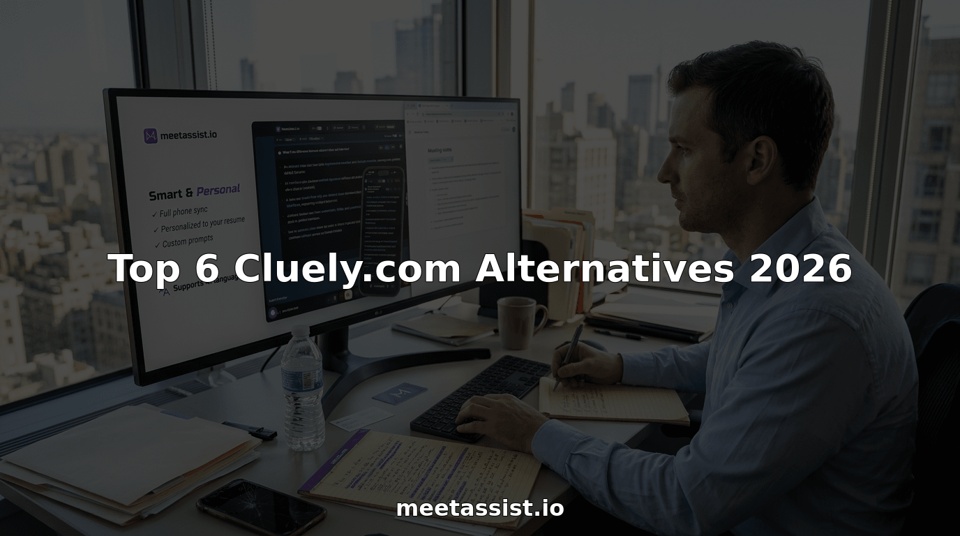 Top 6 Cluely.com Alternatives 2026