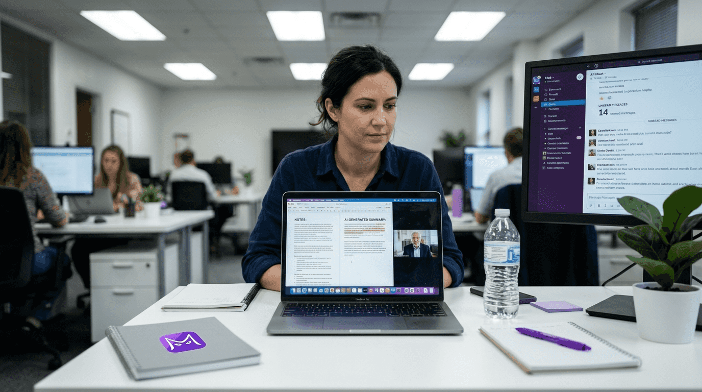 Candidate using AI notes in remote interview