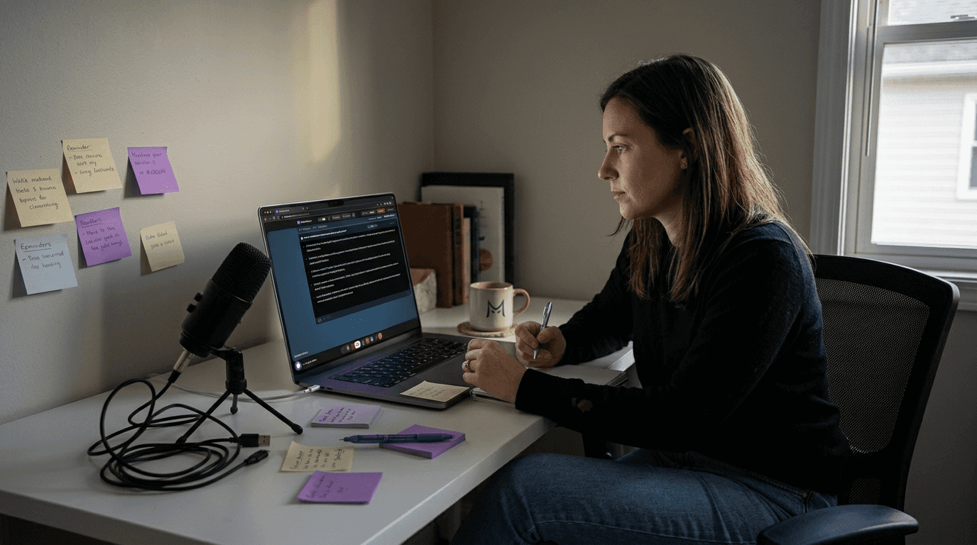 Professional testing AI interview tools setup