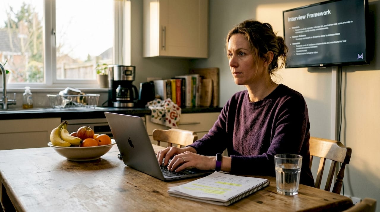 Job seeker uses AI for remote interview prep