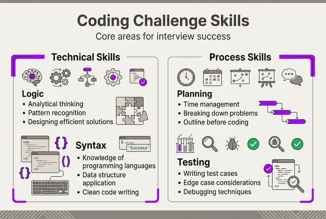 Infographic skills for coding interviews