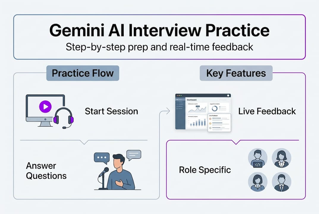 Infographic outlines Gemini AI interview process