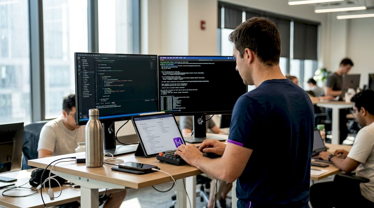 Technical candidate codes during simulated interview