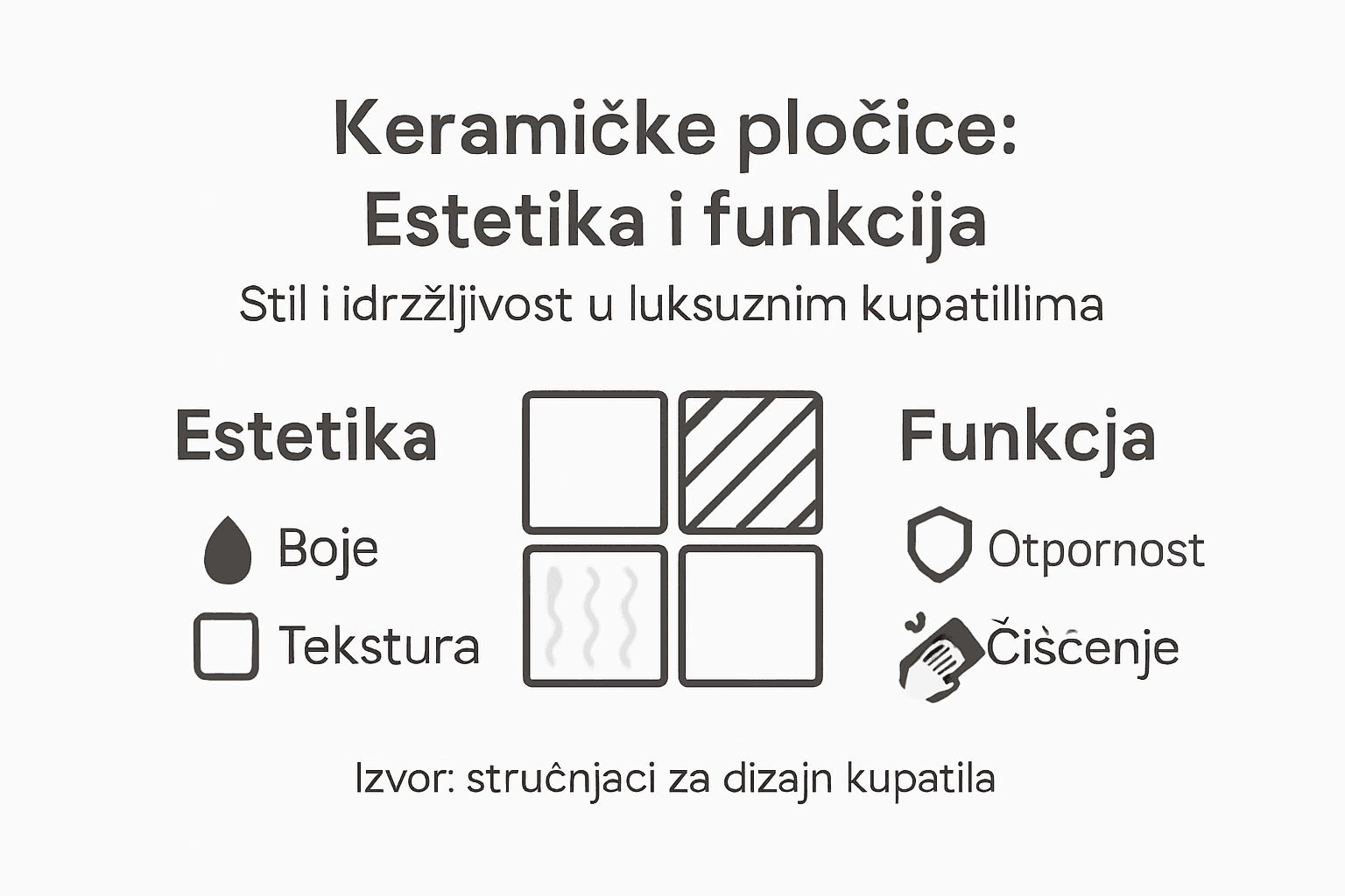 Infografik: šta sve treba znati o izgledu i praktičnosti pločica