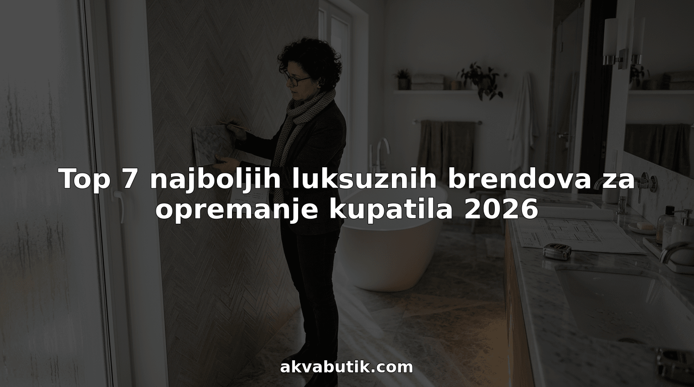 Dizajner pažljivo bira materijale za luksuzno kupatilo, vodeći računa o svakom detalju kako bi prostor dobio poseban pečat elegancije.