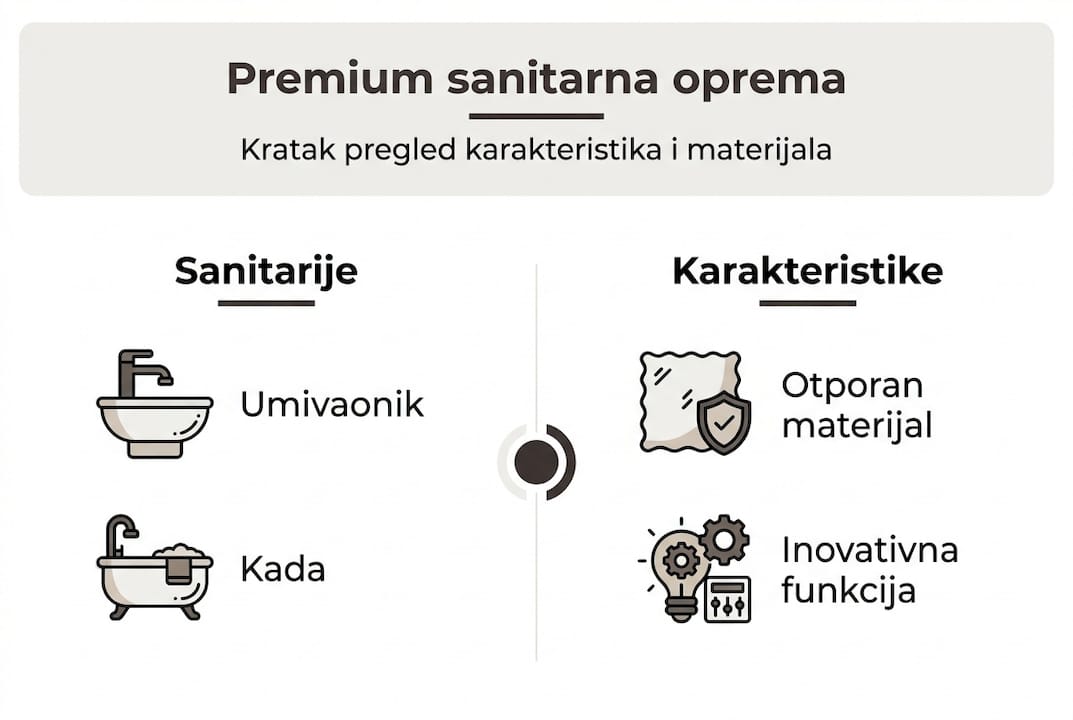 Infografik: šta izdvaja vrhunsku sanitarnu opremu