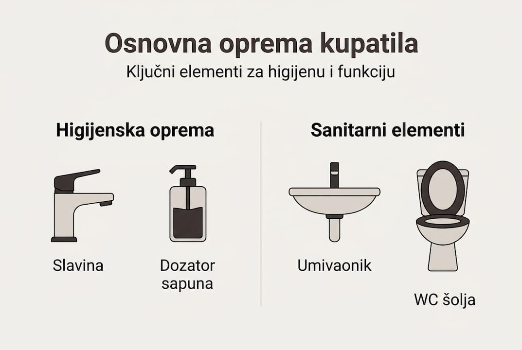 Infografik: šta je sve potrebno za opremanje medicinskog kupatila