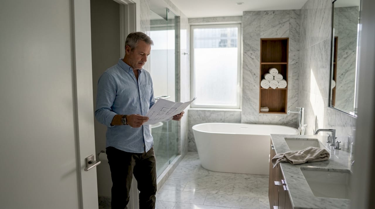 Detaljan osvrt na uređenje i raspored luksuznog kupatila