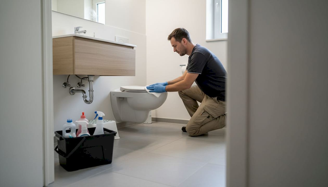 Zidna wc šolja i viseći lavabo za moderan izgled kupatila