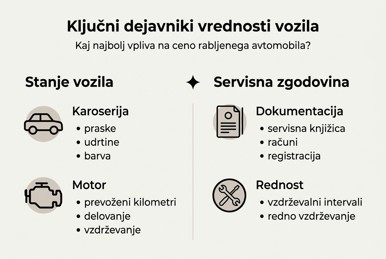 Infografika: Kaj najbolj vpliva na vrednost vašega avtomobila?