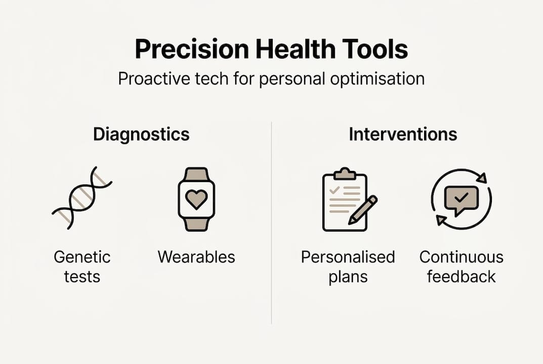Precision health tools infographic