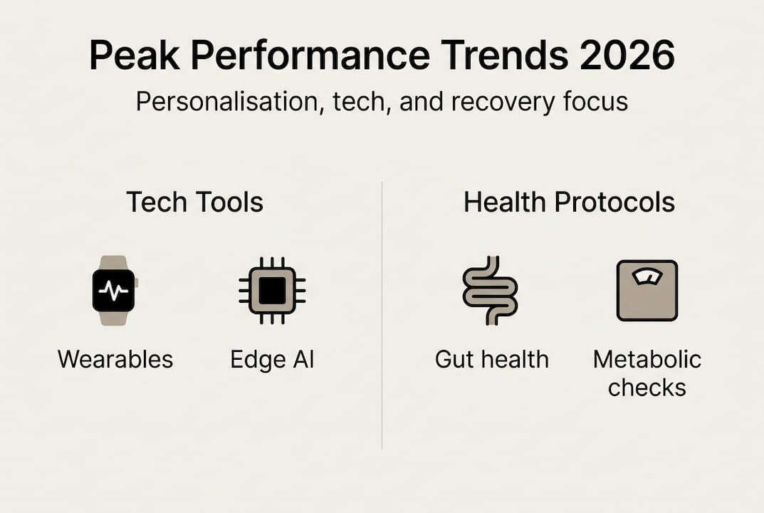 Infographic of 2026 health trends and technologies