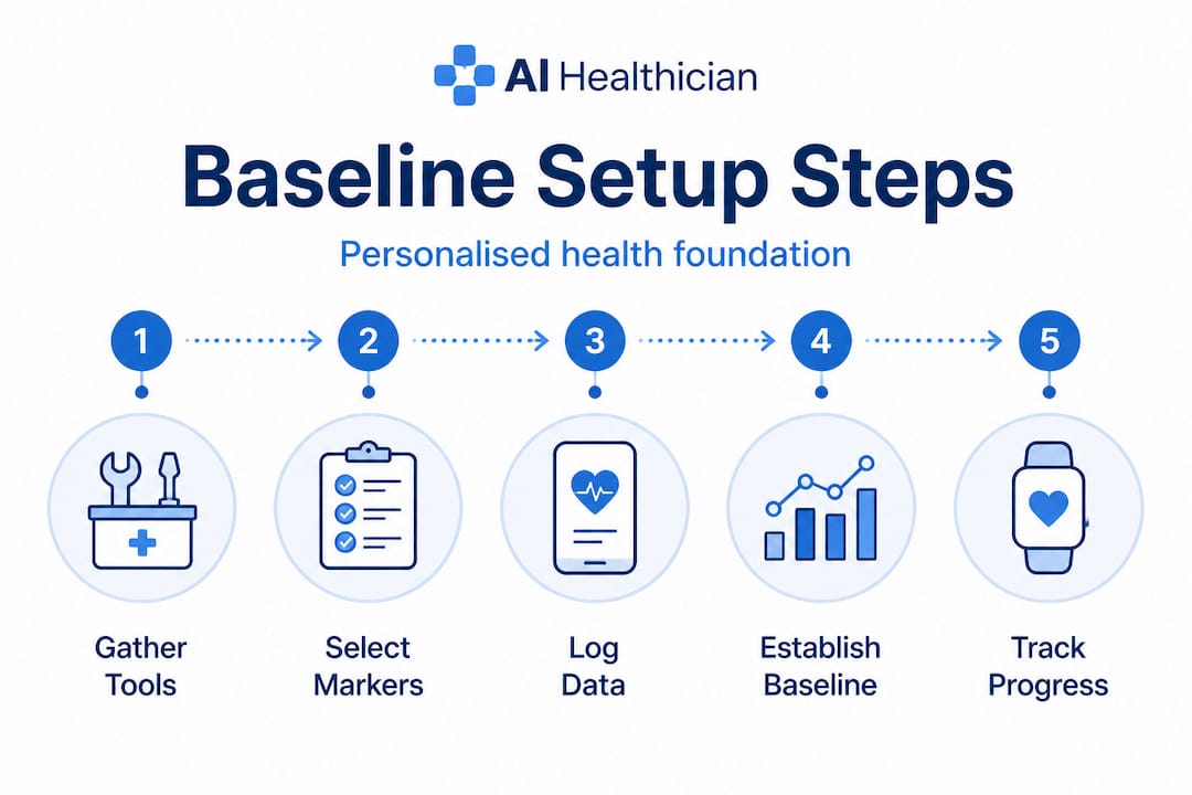Setting Baseline Graphics How to set baseline health markers for personalised gains โ Aihealthician