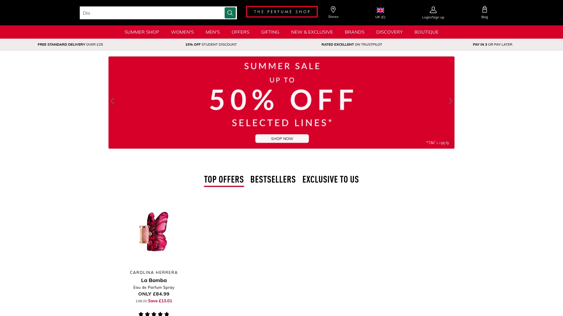 https://theperfumeshop.com