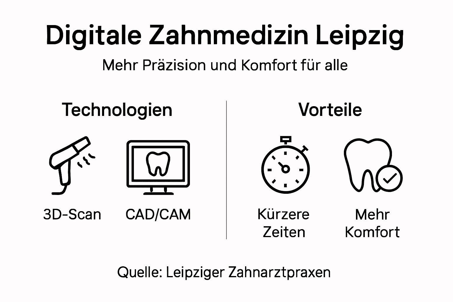 Digitale Innovationen in der Zahnmedizin: Vorteile für Patientinnen und Patienten in Leipzig auf einen Blick