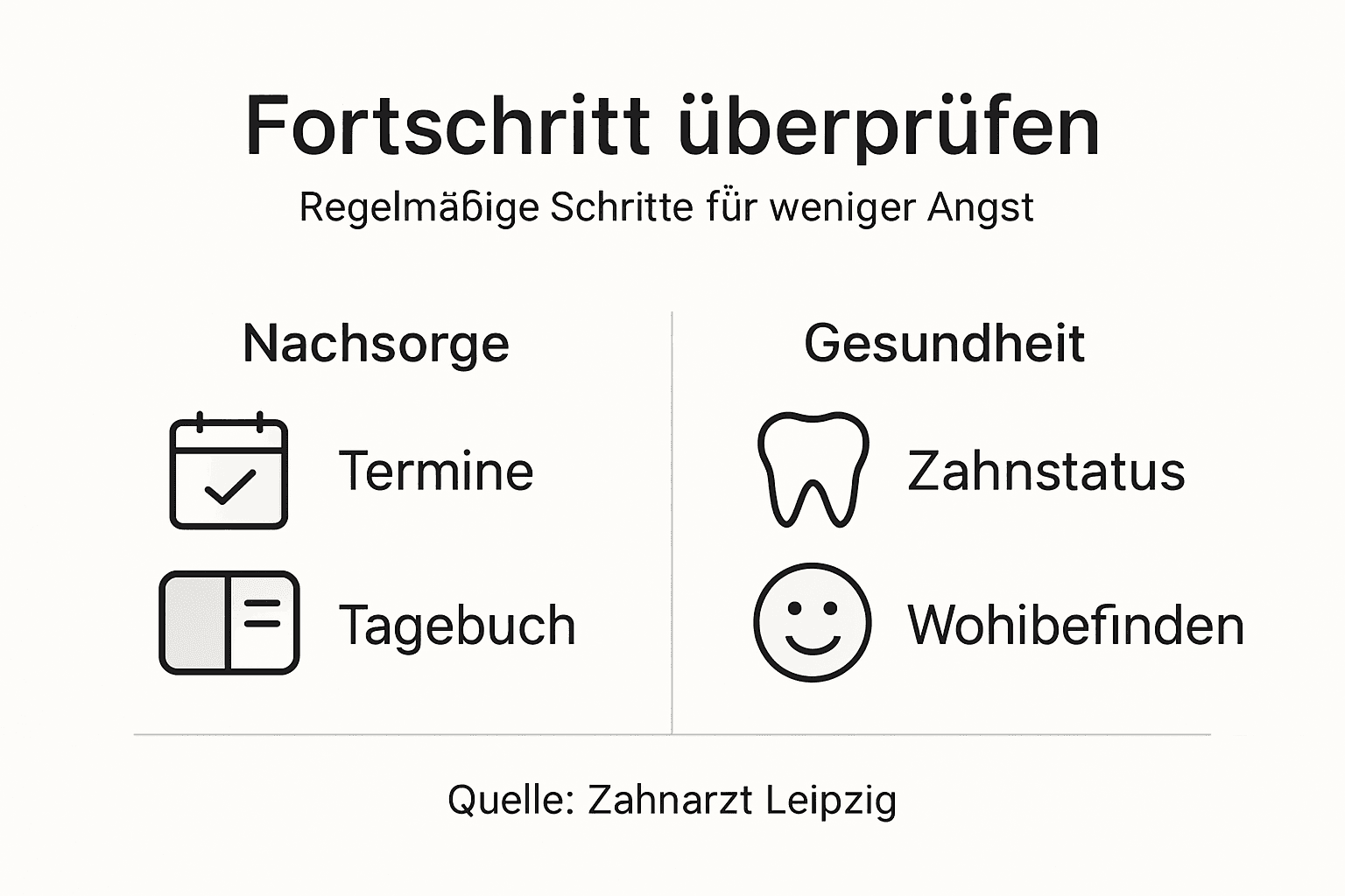 Infografik: Wie Angstpatienten beim Zahnarzt durch mehr Kontrolle ihren Fortschritt erleben