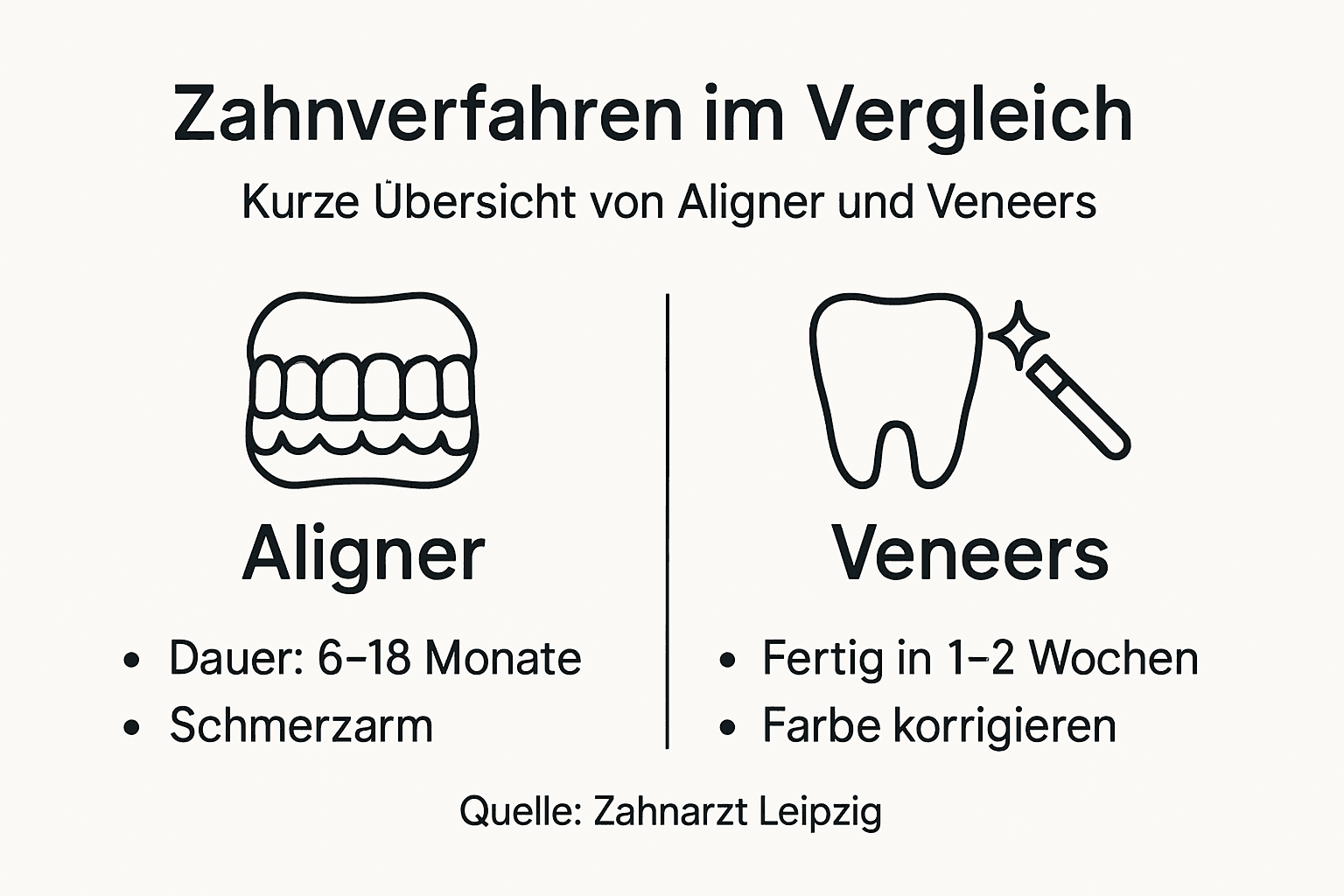 Übersicht: Aligner und Veneers in Leipzig – Alles Wissenswerte auf einen Blick