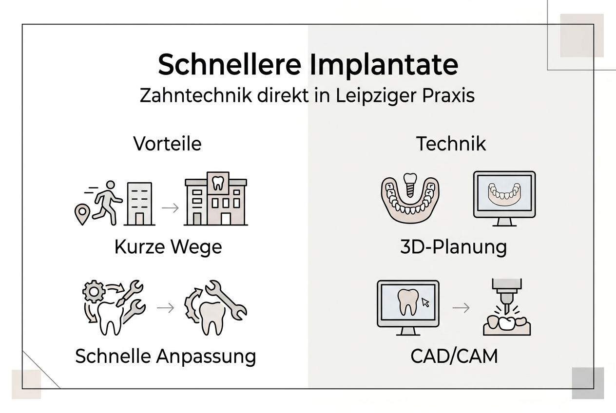 Übersicht: Die Vorteile einer Zahntechnik direkt vor Ort