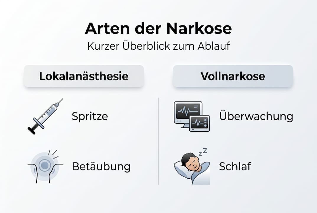 Übersicht der verschiedenen Narkoseverfahren in der Zahnmedizin