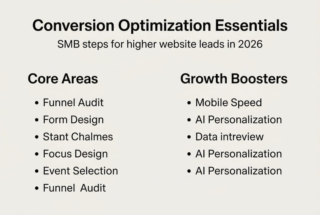 Infographic shows SMB conversion improvement steps