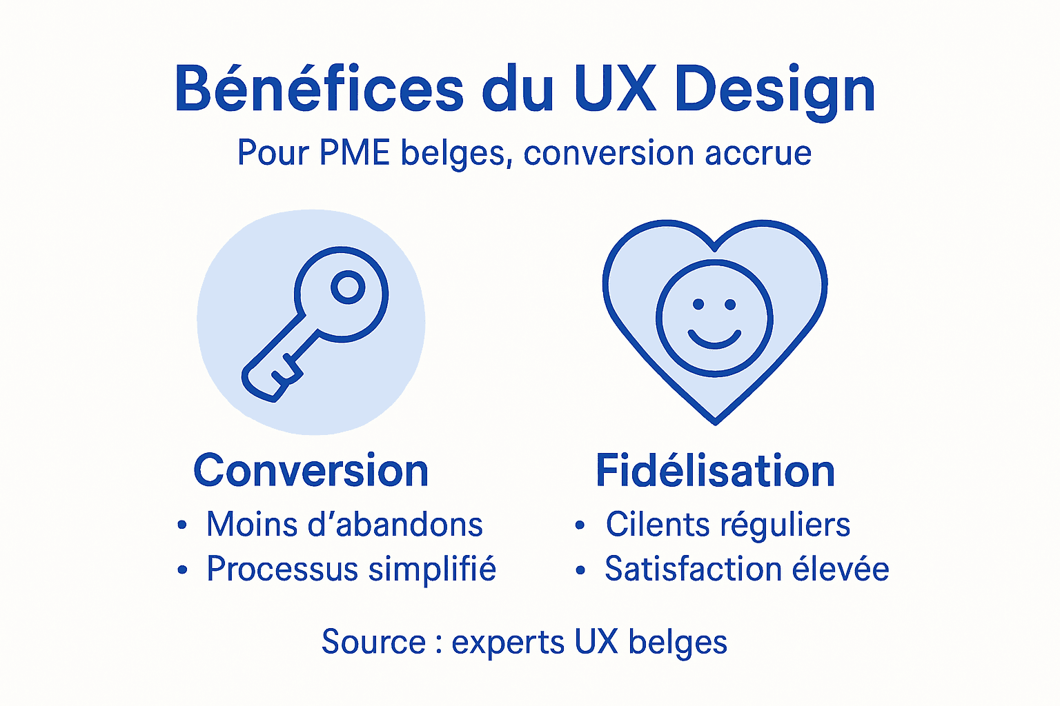 Infographic: Why UX design is an asset for Belgian SMEs