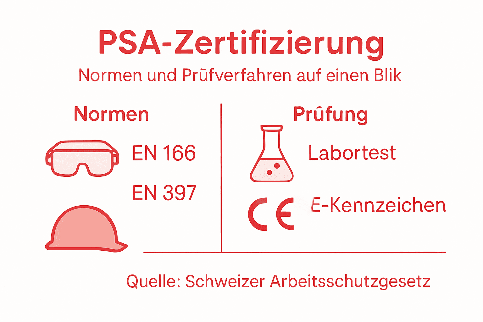 Übersicht zu Vorschriften und Testverfahren für persönliche Schutzausrüstung