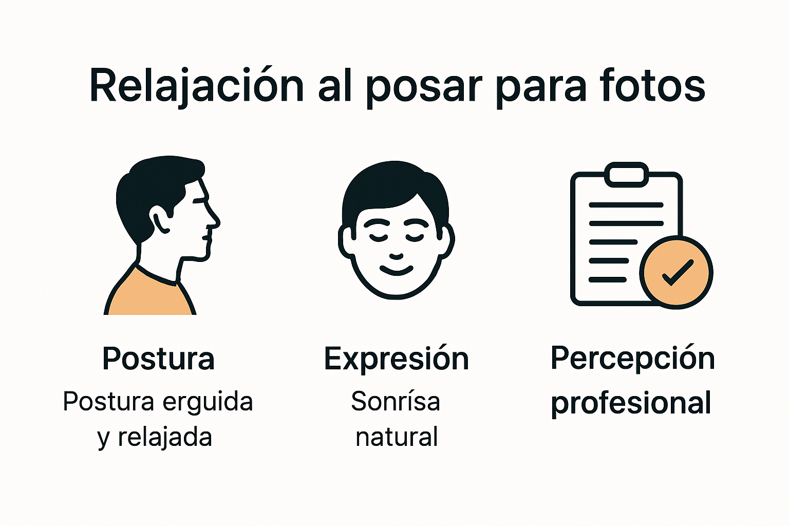 Infografía sobre cómo la relajación mejora la imagen profesional