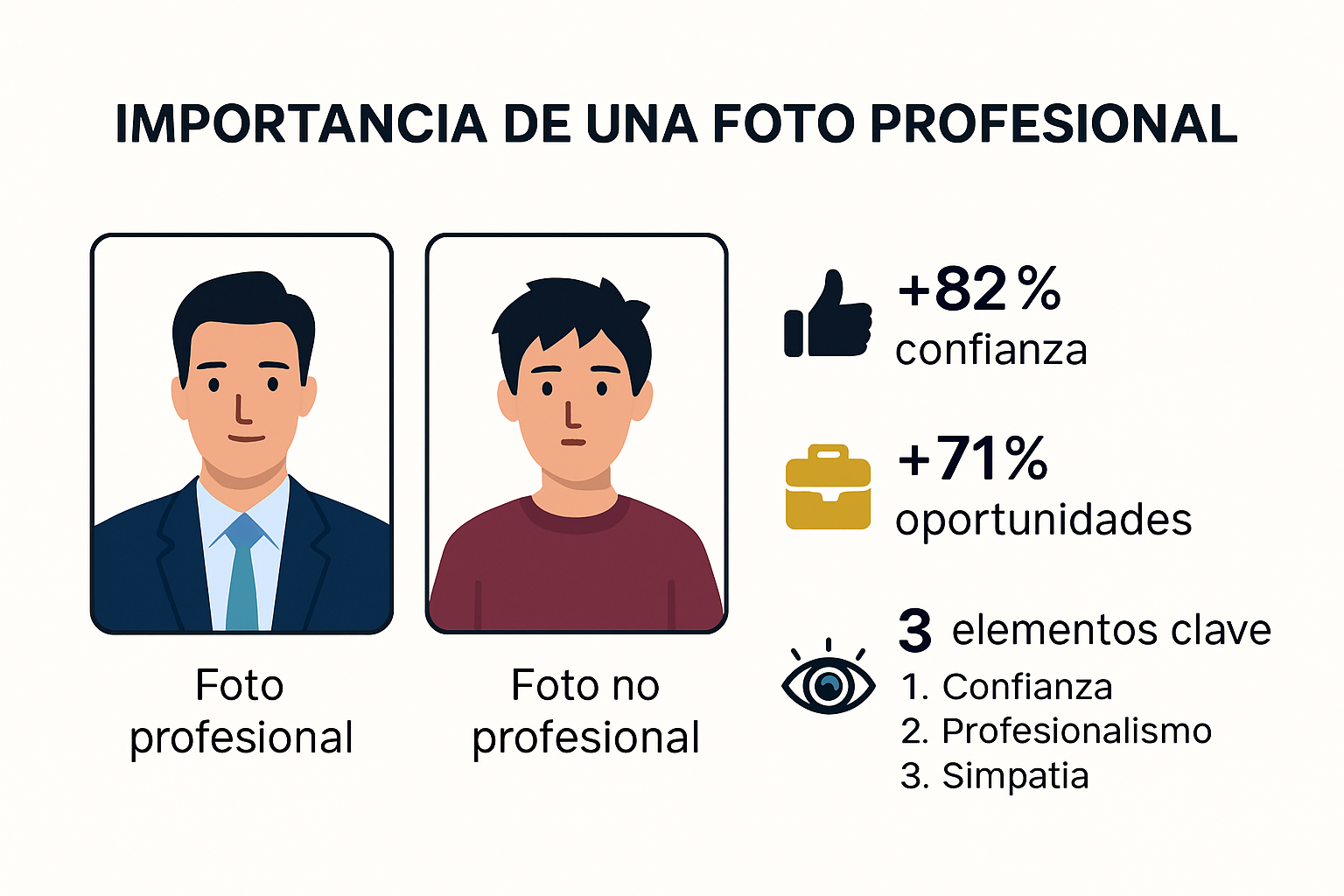 Diferencias entre foto profesional y no profesional para freelancers.