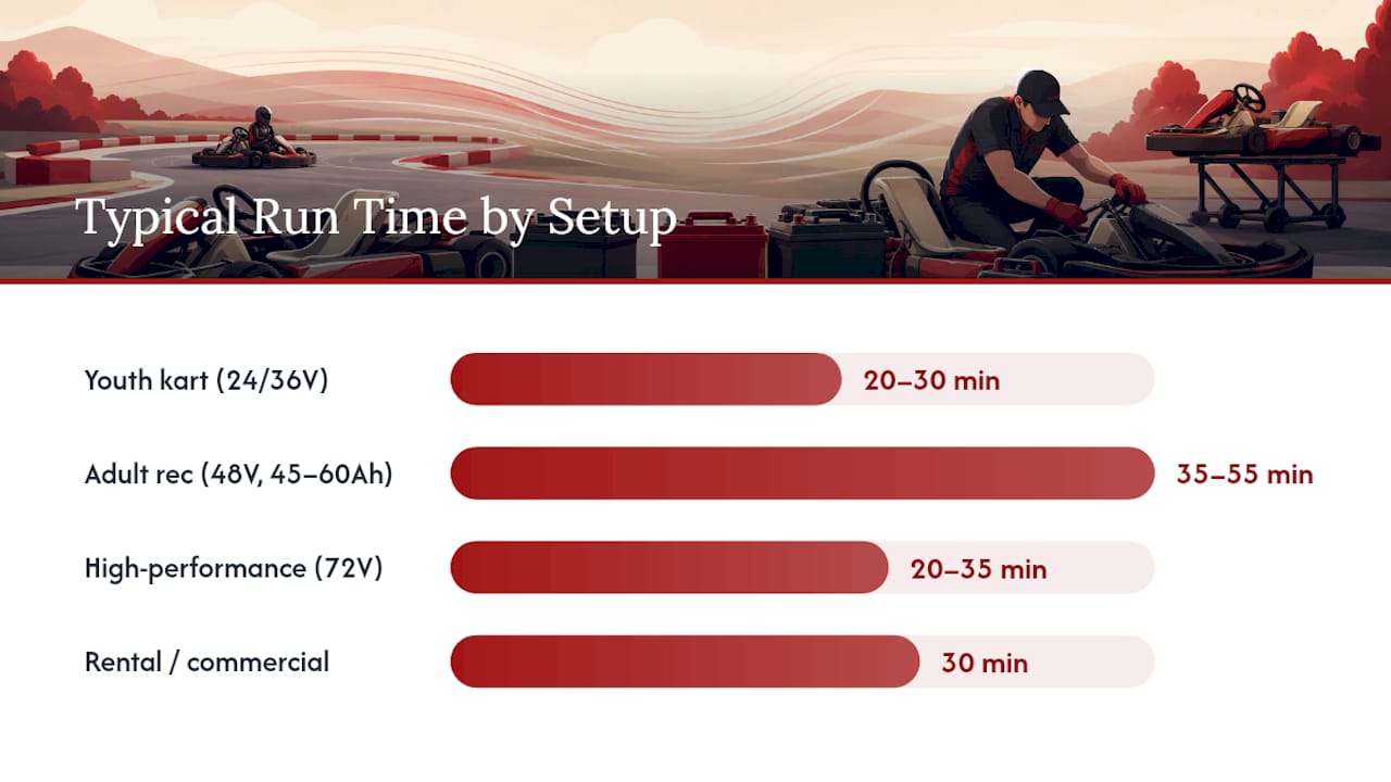 What Is Typical Go-Kart Battery Life Per Charge? — overview diagram