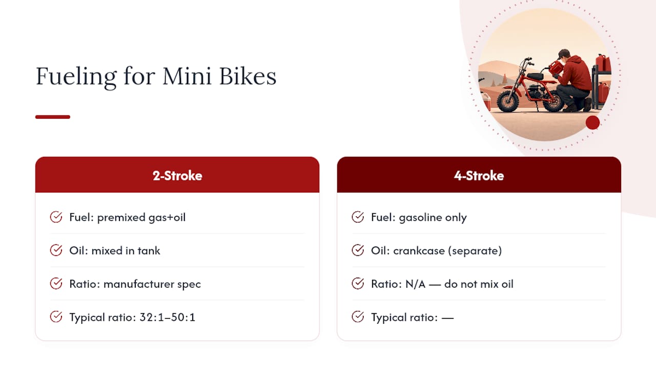 Two-stroke versus four-stroke fuel comparison