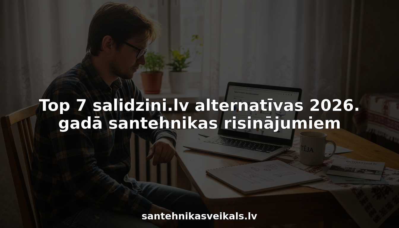 Sēžu pie virtuves galda ar klēpjdatoru un salīdzinu, kādas santehnikas preces būtu vislabākās manai mājai.