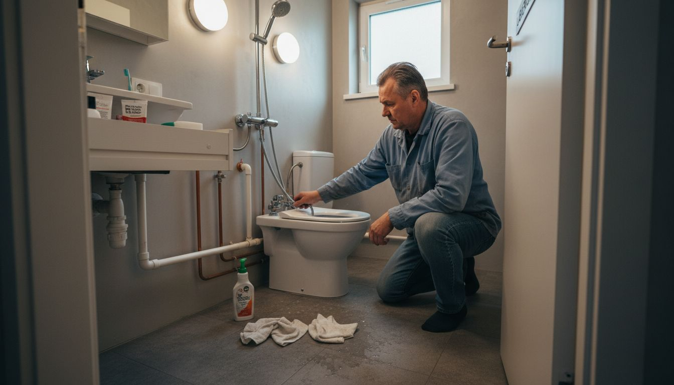 Mazā vannasistabā pielāgoju mūsdienīgu bidē tualeti, lai viss būtu ērtāk un atbilstoši manām vajadzībām.