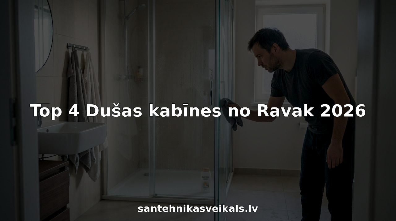Tīru savu mūsdienīgo Ravak dušas kabīni
