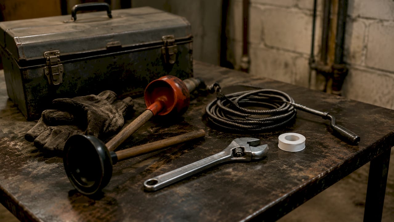 Plumbing tools for drainage system repair